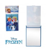 Espelho De Mão Retangular Frozen 9,5x6,5cm 